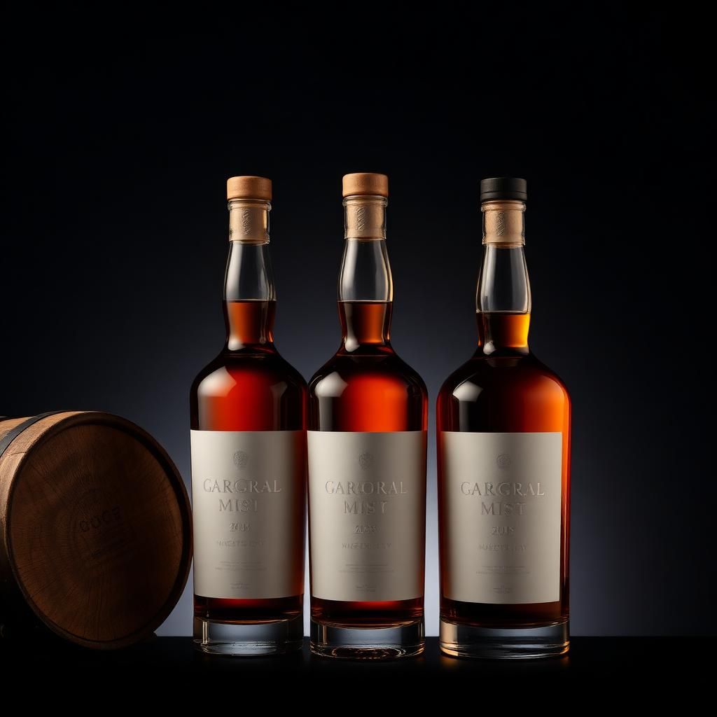 Limited Drops collection at ThePourfection — a rare allocated bottle displayed under a single spotlight